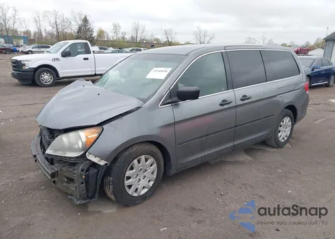 2009 Honda Odyssey Lx из США, поврежденный, VIN 5FNRL38209B035688